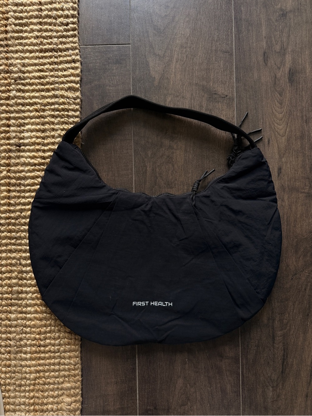 Black Crescent Shoulder Bag